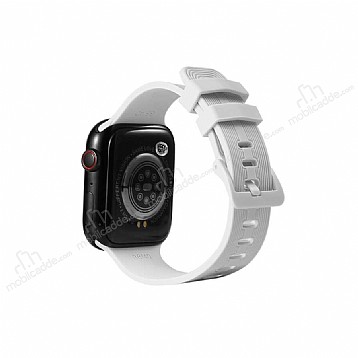 Eiroo KRD-23 Apple Watch Beyaz Silikon Kordon (38 mm)