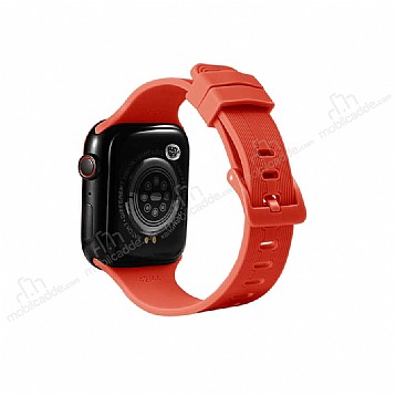 Eiroo KRD-23 Apple Watch Turuncu Silikon Kordon (42 mm)