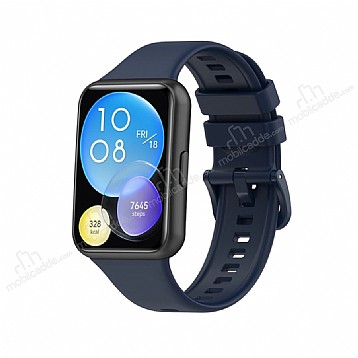 Eiroo KRD-43 Huawei Watch Fit 2 Lacivert Silikon Kordon