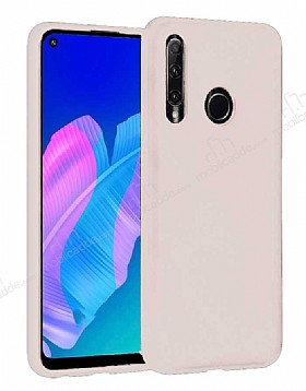 Eiroo Lansman Huawei P40 lite E Sand Pink Silikon Klf