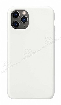 Eiroo Lansman iPhone 11 Pro Max Beyaz Silikon Klf