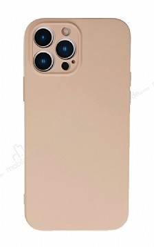 Eiroo Lansman iPhone 13 Pro Kamera Korumal Pembe Silikon Klf