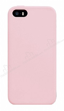 Eiroo Lansman iPhone SE / 5 / 5S Pink Sand Silikon Klf