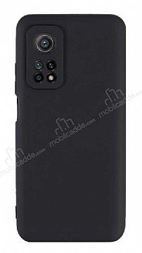 Eiroo Lansman Xiaomi Mi 10T Kamera Korumal Siyah Silikon Klf