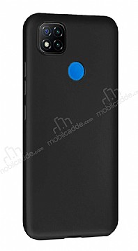 Eiroo Lansman Xiaomi Redmi 9C Siyah Silikon Klf