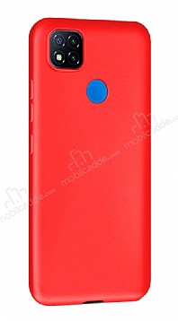 Eiroo Lansman Xiaomi Redmi 9C Krmz Silikon Klf