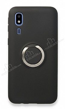 Eiroo Lansman Samsung Galaxy A2 Core Selfie Yzkl Siyah Silikon Klf