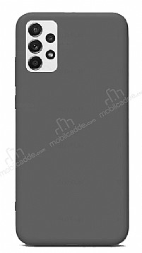 Eiroo Lansman Samsung Galaxy A52 / A52 5G Gri Silikon Klf