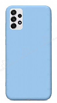 Eiroo Lansman Samsung Galaxy A52 / A52 5G Mavi Silikon Klf