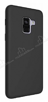 Eiroo Lansman Samsung Galaxy A6 2018 Siyah Silikon Kılıf