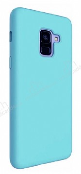 Eiroo Lansman Samsung Galaxy A6 2018 Mavi Silikon Klf