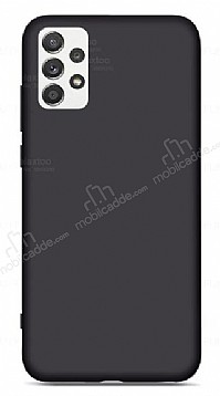 Eiroo Lansman Samsung Galaxy A72 / A72 5G Siyah Silikon Klf