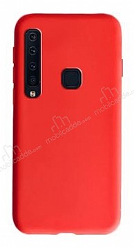 Eiroo Lansman Samsung Galaxy A9 2018 Krmz Silikon Klf