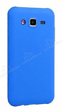 Eiroo Lansman Samsung Galaxy J7 / Galaxy J7 Core Mavi Silikon Klf