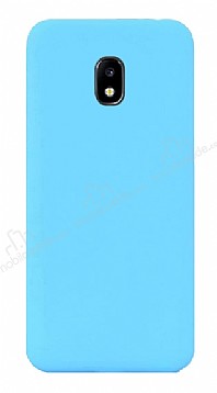 Eiroo Lansman Samsung Galaxy J7 Pro 2017 Mavi Silikon Klf
