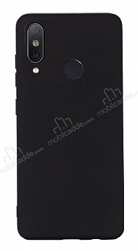 Eiroo Lansman Samsung Galaxy M20 Siyah Silikon Klf