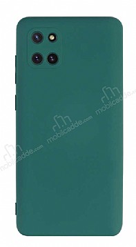 Eiroo Lansman Samsung Galaxy Note 10 Lite Kamera Korumal Yeil Silikon Klf