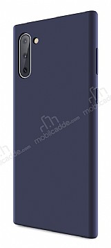 Eiroo Lansman Samsung Galaxy Note 10 Lacivert Silikon Klf