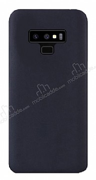 Eiroo Lansman Samsung Galaxy Note 9 Siyah Silikon Klf