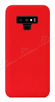 Eiroo Lansman Samsung Galaxy Note 9 Krmz Silikon Klf