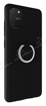 Eiroo Lansman Samsung Galaxy S10 Lite Selfie Yzkl Siyah Silikon Klf