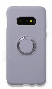 Eiroo Lansman Samsung Galaxy S10e Selfie Yzkl Mavi Silikon Klf
