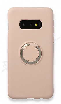 Eiroo Lansman Samsung Galaxy S10e Selfie Yzkl Pembe Silikon Klf