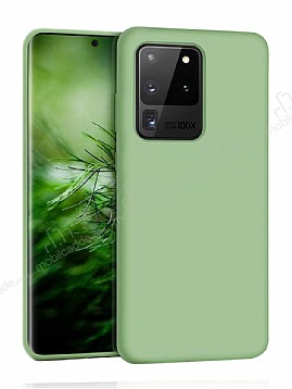 Eiroo Lansman Samsung Galaxy S20 Ultra Yeil Silikon Klf