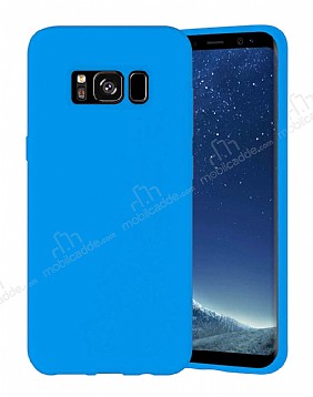 Eiroo Lansman Samsung Galaxy S8 Mavi Silikon Klf