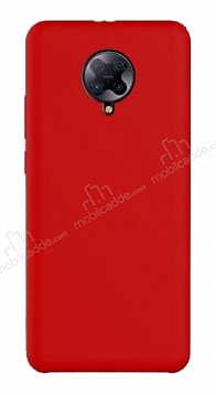 Eiroo Lansman Xiaomi K30 Pro Krmz Silikon Klf
