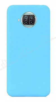 Eiroo Lansman Xiaomi Mi 10T Lite Mavi Silikon Klf