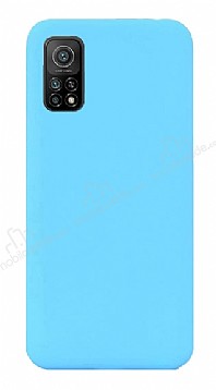Eiroo Lansman Xiaomi Mi 10T Pro 5G Mavi Silikon Klf