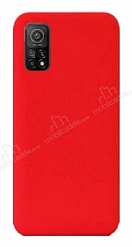 Eiroo Lansman Xiaomi Mi 10T Pro Krmz Silikon Klf