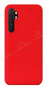 Eiroo Lansman Xiaomi Mi Note 10 Lite Krmz Silikon Klf