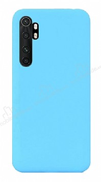 Eiroo Lansman Xiaomi Mi Note 10 Lite Mavi Silikon Klf