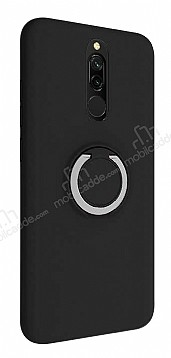 Eiroo Lansman Xiaomi Redmi 8 Selfie Yzkl Siyah Silikon Klf