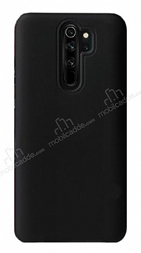 Eiroo Lansman Xiaomi Redmi Note 8 Pro Siyah Silikon Klf