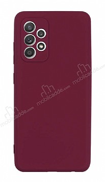 Eiroo Lansman Samsung Galaxy A52 / A52 5G Kamera Korumal Mor Silikon Klf