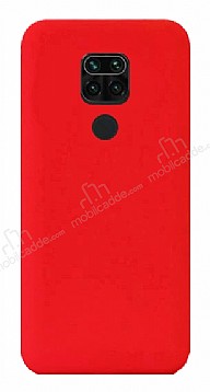Eiroo Lansman Xiaomi Redmi Note 9 Krmz Silikon Klf