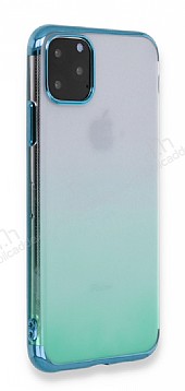 Eiroo Laser Gradient iPhone 11 Pro Max Yeil Silikon Klf