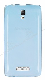 Lenovo A2010 Ultra nce effaf Mavi Silikon Klf