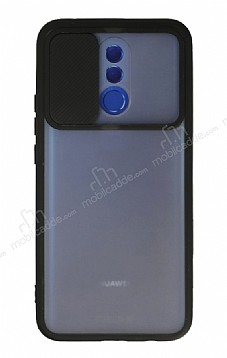 Eiroo Lens Series Huawei Mate 20 lite Siyah Silikon Klf