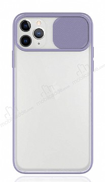 Eiroo Lens Series iPhone 11 Pro Max Lila Silikon Klf