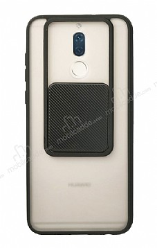 Eiroo Lens Series Huawei Mate 10 Lite Siyah Silikon Klf