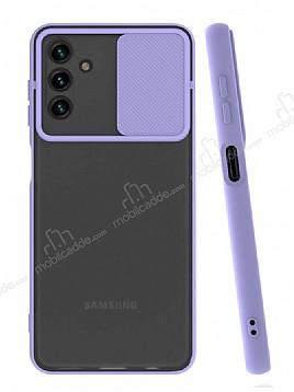 Eiroo Lens Series Samsung Galaxy A04s Mor Silikon Klf
