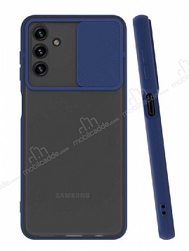 Eiroo Lens Series Samsung Galaxy A04s Lacivert Silikon Klf