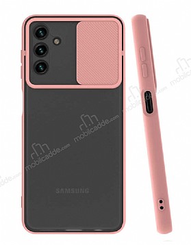 Eiroo Lens Series Samsung Galaxy A04s Pembe Silikon Klf