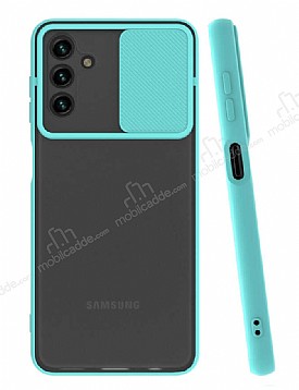 Eiroo Lens Series Samsung Galaxy A04s Mavi Silikon Klf