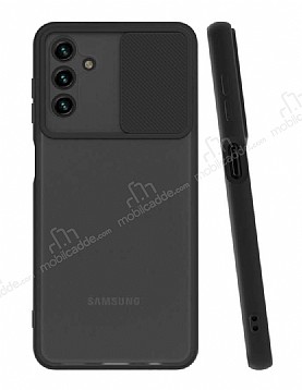 Eiroo Lens Series Samsung Galaxy A04s Siyah Silikon Klf