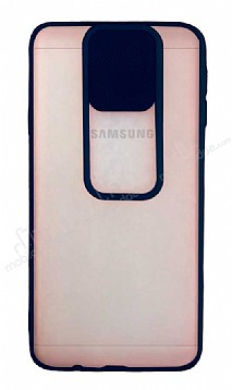 Eiroo Lens Series Samsung Galaxy J7 Prime Lacivert Silikon Klf